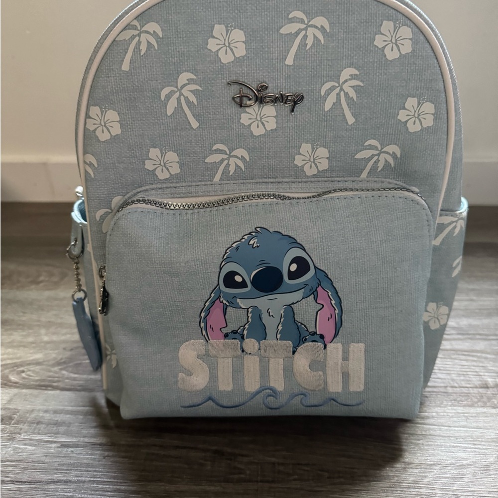 Disney Lilo & Stitch Primark Backpack Exclusive Blue and White NWT